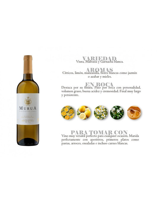 Murua Blanco Fermentada en Barrica 2020